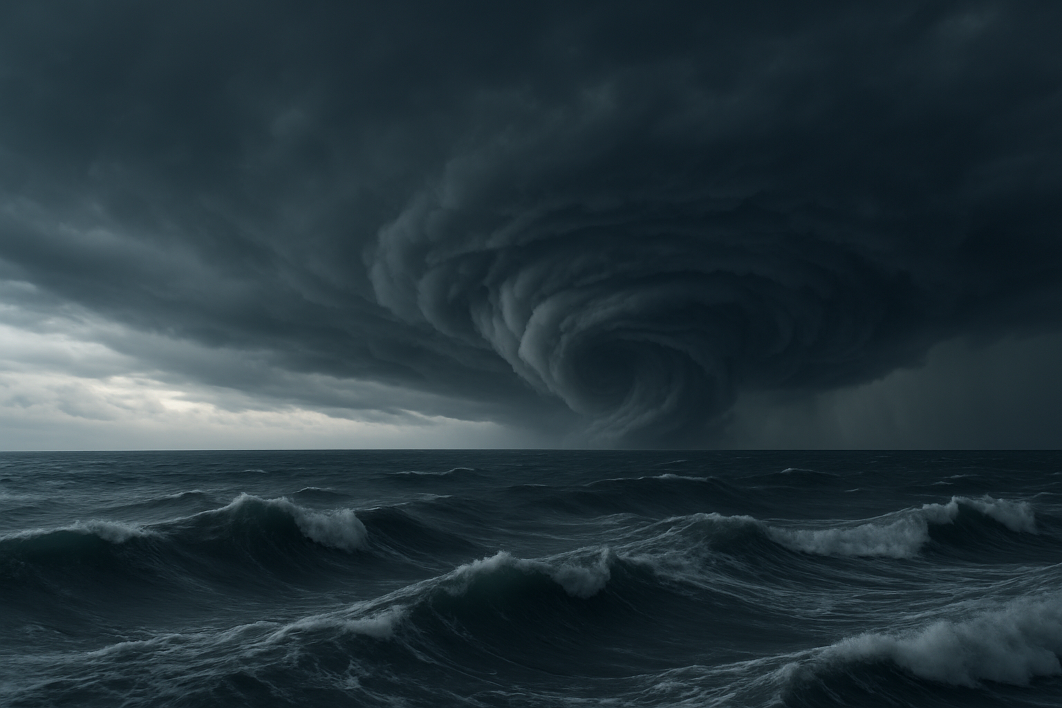 Ciclone extratropical se forma mais longe da costa e ventos intensos são descartados